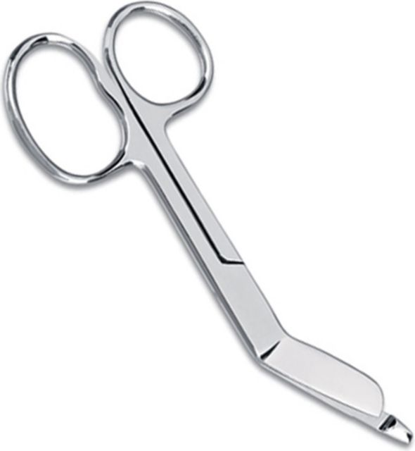 4.5IN BANDAGE SCISSOR WITH ONE LARGE RING IN SLIDE PACK