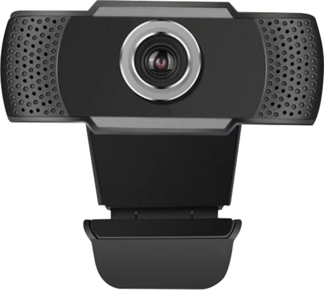 Adesso 1080P HD USB Webcam with Built-in Microphone, Black