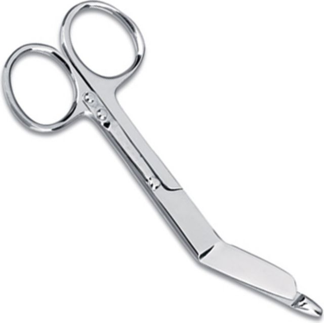 4.5IN BANDAGE SCISSOR WITH CLIP IN SLIDE PACK